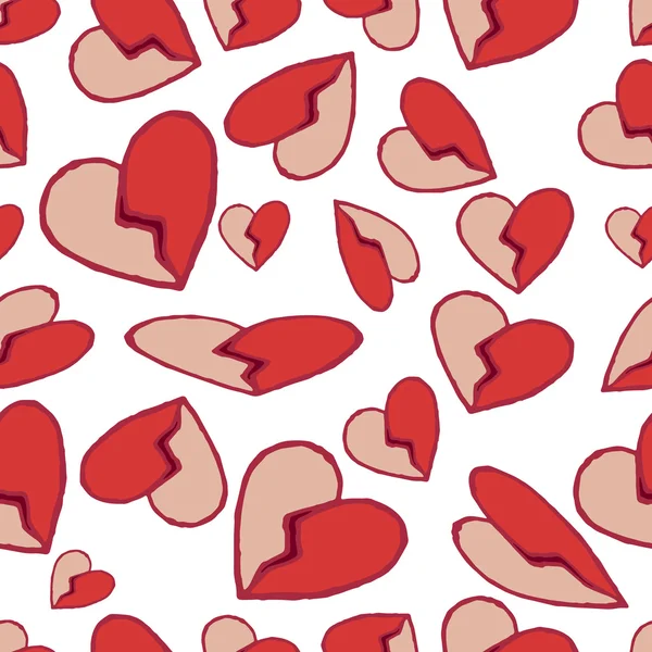 Hearts seamless for textile or prints — Stock Photo, Image