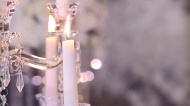 Arka planlar şenlikli mum 