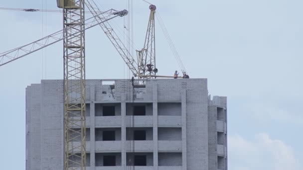 Edificio de casa nueva — Vídeo de stock