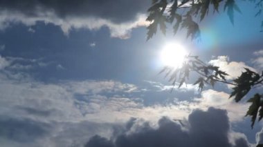 Gün batımı bulutlar güneş