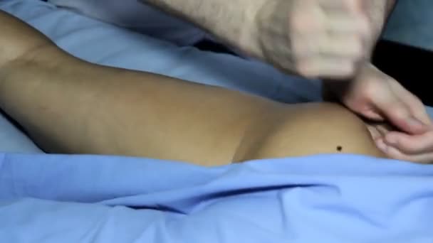 Anticelulitidová masáž prevence — Stock video