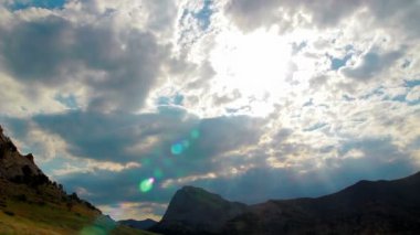 hızlı hareket eden bulutlar