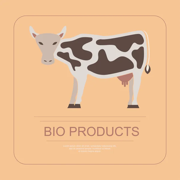 Logotype av bioprodukter — Stock vektor