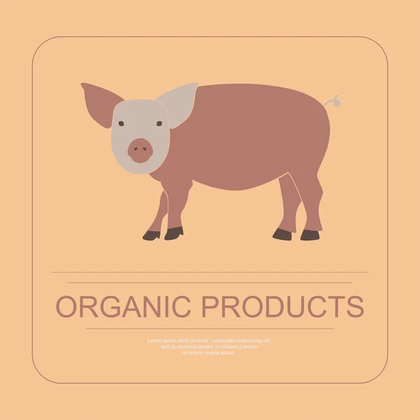 247 _ Logotipe of organic product — стоковый вектор