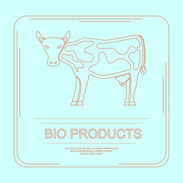 242 _ Logotype of bio products — стоковый вектор