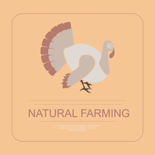 Logotipo de la agricultura natural — Archivo Imágenes Vectoriales