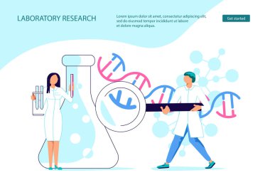 Virüs araştırma vektörünün web sayfası şablonu indiriliyor