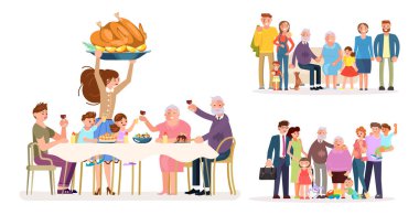 Çok nesilli bir aile.