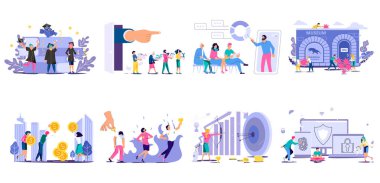 Hayatta kalma konsepti şirket ve iş.