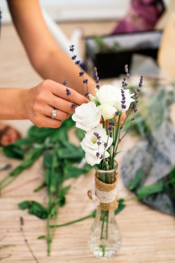 Beyaz çiçek dekorasyon için tatil