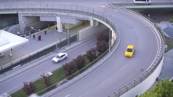 Teil der Autobahn — Stockvideo