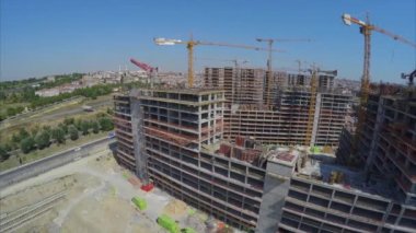 İnşaat alanında hava görüntüleri