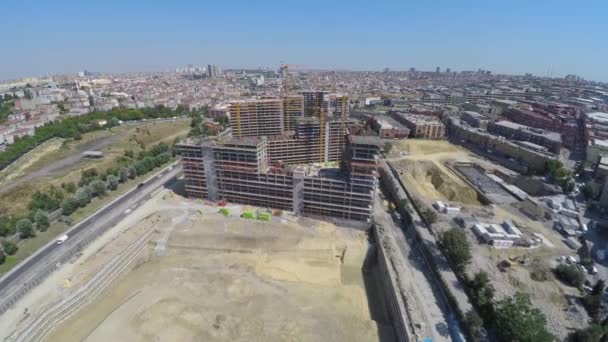 Filmati aerei del cantiere — Video Stock