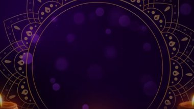 Kandil Feneri ve Mandala Rangoli ile Diwali Diyas