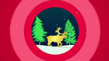 Noel Baba ve Altın Ren Geyiği Noel Şenliğinde