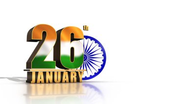 26 Ocak Hint Bayrak Metni Ashoka Çakra Cumhuriyet Günü