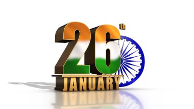 26 Ocak Hint Bayrak Metni Ashoka Çakra Cumhuriyet Günü