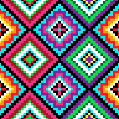 Aşiret semless vektör desen