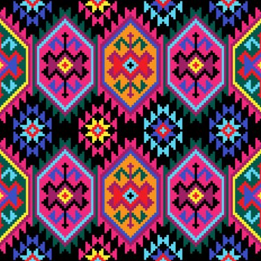 Tribal semless vector pattern clipart