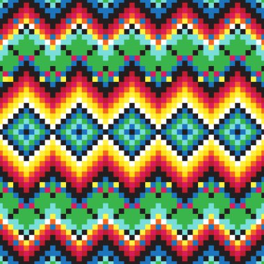 Tribal semless vector pattern. clipart