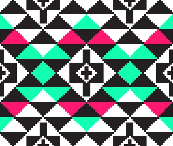 Patrón de vector tribal sin semblante . — Vector de stock