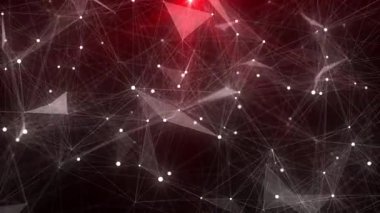 Global network connections. Abstract neural networks in cyberspace. Futuristic grid artificial intelligence. Technology virtual cyber dynamic. 3D rendering.