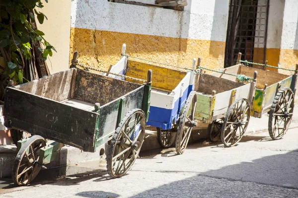 Vagão Tradicional em Cartagena de Indias — Fotografia de Stock