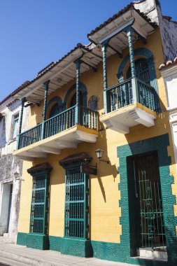 Cartagena de Indias bir evin cephe