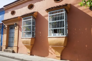 Cartagena de Indias bir evin cephe