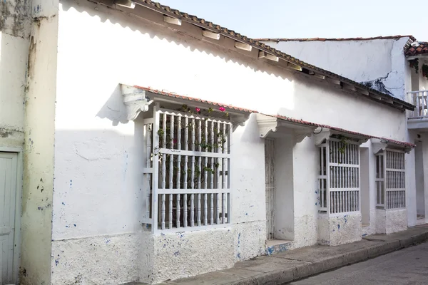 カルタヘナ ・ デ ・ インディアスの家のファサード — ストック写真