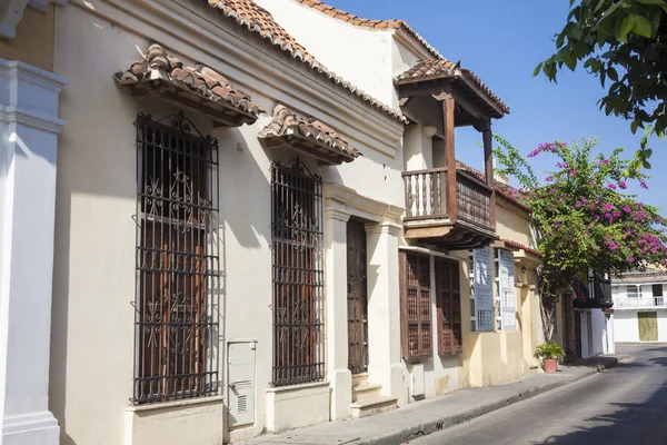 Calle Cartagena de Indias — Foto de Stock