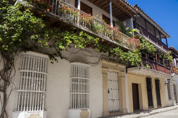 Calle Cartagena de Indias — Foto de Stock