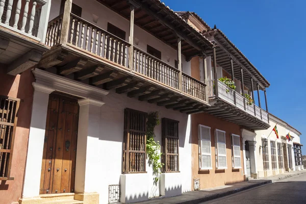 Rua de Cartagena das Índias — Fotografia de Stock