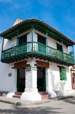 Cartagena de Indias 'ın köşesi.