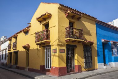 Cartagena de Indias 'ın köşesi.