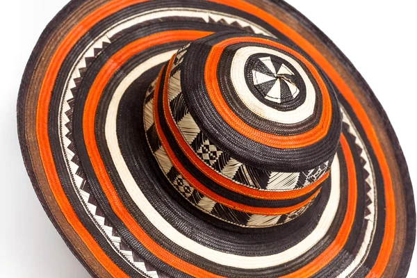 Chapéu tradicional da Colômbia: "Sombrero vueltiao" — Fotografia de Stock