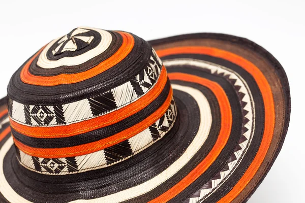 Chapéu tradicional da Colômbia: "Sombrero vueltiao" — Fotografia de Stock