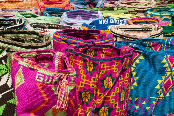 Wayuu mochilas artesanais — Fotografia de Stock