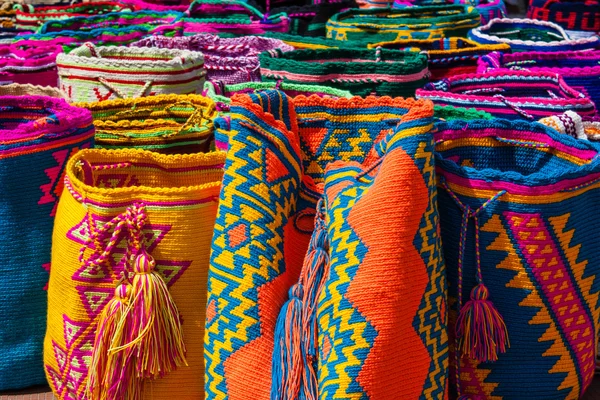 Wayuu handgefertigte Mochilas — Stockfoto