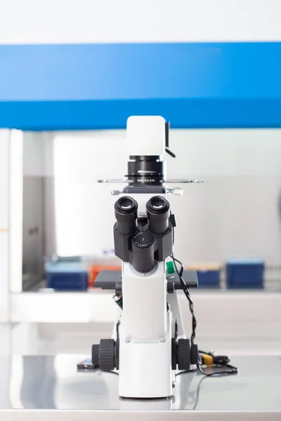 Sztereó Mikroszkóp Szemüveg Laboratóriumban — Stock Fotó