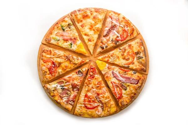 Lezzetli ve sıcak taze İtalyan pizza