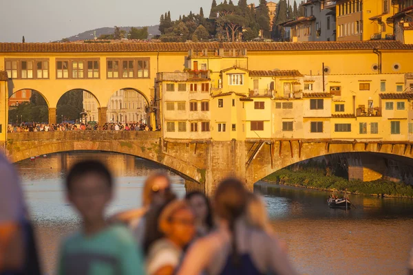 Italien, Toskana, Florenz Stadt. Ponte Vecchio — Stockfoto
