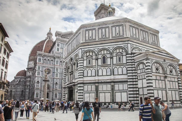 Talya Tuscany Florence Baptistere Katedral Meydanı — Stok fotoğraf