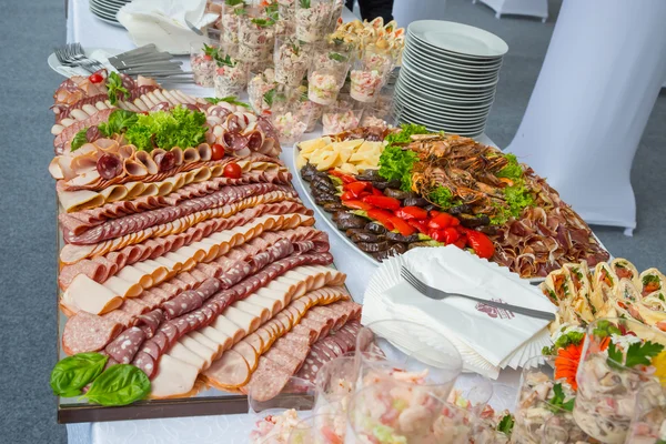 Tavolo buffet aziendale — Foto Stock