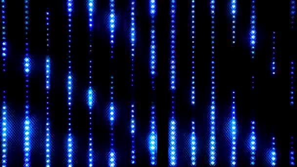 Lumini multicolore intermitente care sunt aranjate în linii verticale flash și flash . — Videoclip de stoc