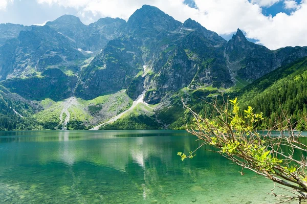 Jezioro morskie oko w Tatrach, Polska — Zdjęcie stockowe