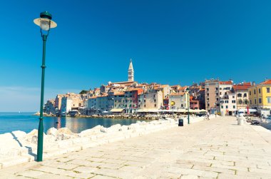 Rovinj mesire ve eski şehir, Istria, Hırvatistan görüntüleyin