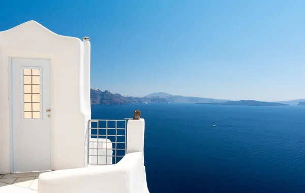 View on aegean sea from Santorini island, Greece — Stock Photo, Image