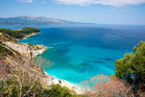 Прекрасний Пляж Альбанській Рив Єрі Саранді — стокове фото