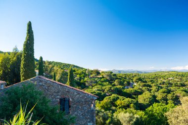 Fransa 'daki tipik Provence manzarası